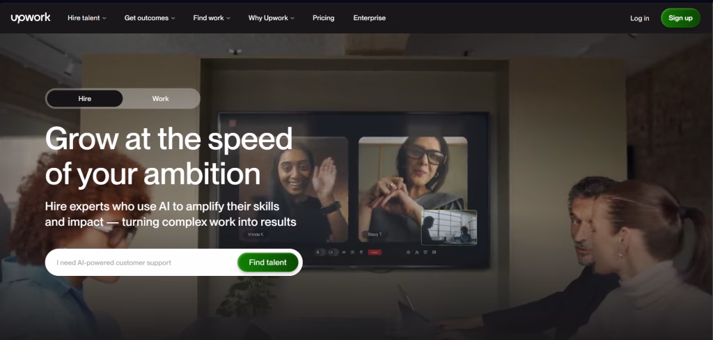 Интерфейс платформы для фрилансеров Upwork - Блог Visual360